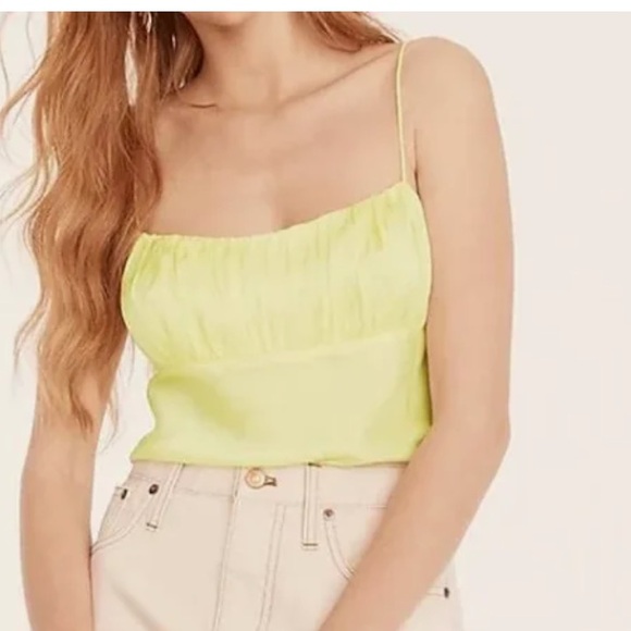 Silk Gathered Camisole in Black by JCrew - Picture 8 of 12